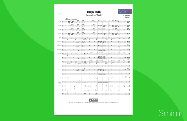 Jingle Bells Partitura Per Orchestra Scolastica