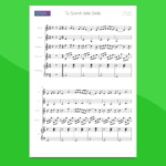 arrangiamento per orchestra scolastica di tu scendi dalle stelle