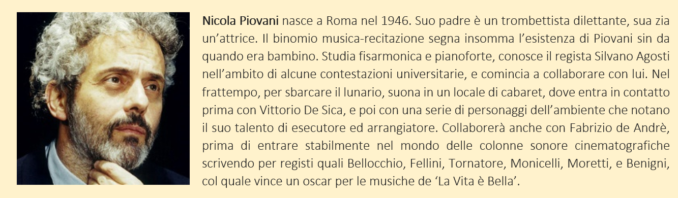breve biografia di Nicola Piovani