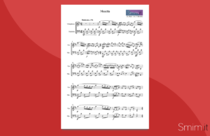 Musetta in re di Bach - Spartito gratis per vibrafono e marimba
