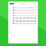 Yesterday - Partitura gratis per orchestra scolastica