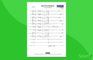 Tango Baroquita - Partitura gratis per orchestra scolastica