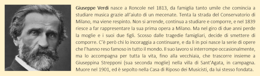 Verdi, Giuseppe - biografia breve