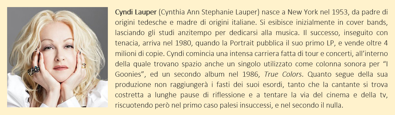 Lauper, Cyndi - biografia breve
