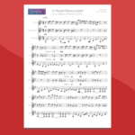 A Mozart Reincarnated - Spartito Gratis per flauto e percussioni