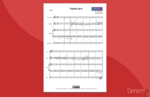 srpska igra (zivkovic) - spartito gratis per darbouka chitarra clarinetto pianoforte