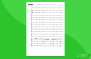 all i want for christmas is you - partitura gratis per orchestra scolastica
