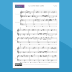 Tu Scendi dalle Stelle - Spartito per Pianoforte a 4 Mani