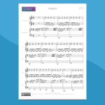 Imagine - Spartito per Pianoforte a 4 Mani