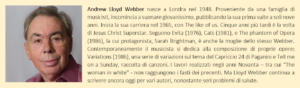 Andrew Lloyd Webber - biografia breve