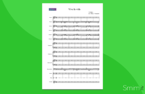 Viva la Vida - Partitura per Orchestra Scolastica