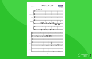 Nell'Antro del Re della Montagna | Partitura gratis per Orchestra Scolastica