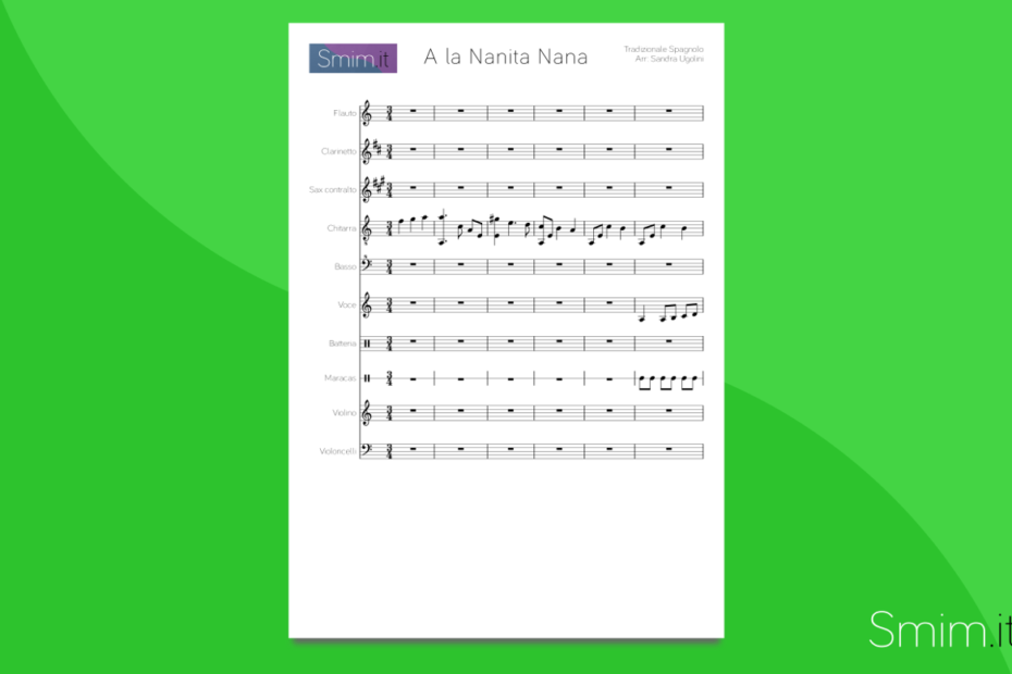 A La Nanita Nana | Partitura Gratis