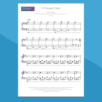 a thousand years | spartito per pianoforte