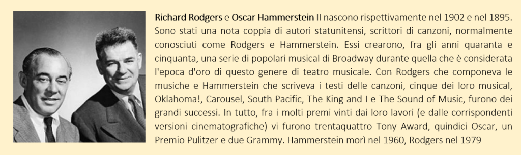 Richard Rodgers e Oscar Hammerstein, biografia breve