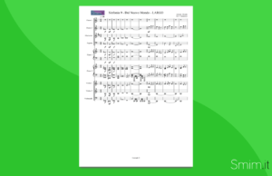 Sinfonia Dal Nuovo Mondo | partitura gratis per orchestra scolastica