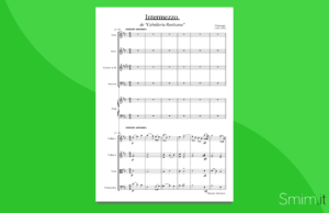 Intermezzo dalla Cavalleria Rusticana di Mascagni | partitura gratis per orchestra scolastica