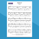 perfect, di ed sheeran | spartito per pianoforte