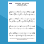 my heart will go on, dal titanic | spartito per pianoforte