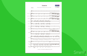 azzurro | partitura per orchestra scolastica
