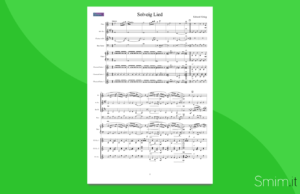 solveig lied | partitura gratis per orchestra scolastica