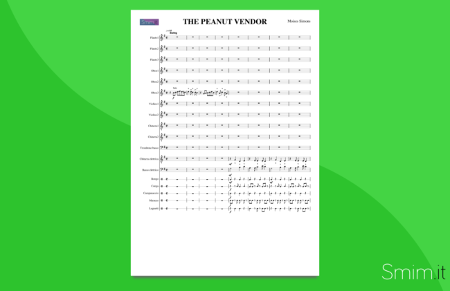 the peanut vendor | partitura gratis per orchestra scolastica