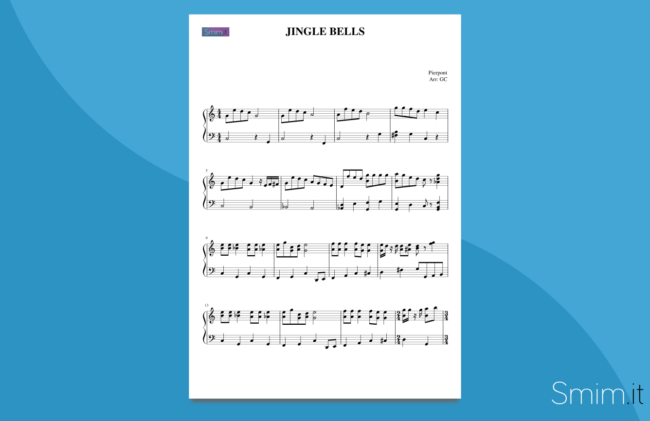jingle bells in 3 stili diversi | spartito gratis per pianoforte