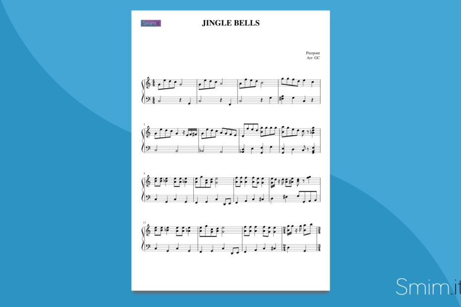 jingle bells in 3 stili diversi | spartito gratis per pianoforte