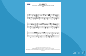 shallow | spartito per pianoforte