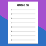 astro del ciel (silent night) | spartiti e accordi gratis per tutti gli strumenti