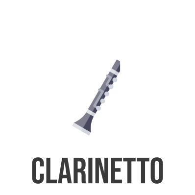 spartito e base musicale per clarinetto